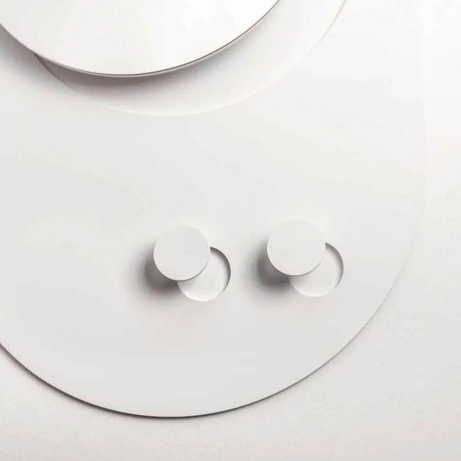 Mbështjellëse Moderne e Veshjeve të Murit në Çelik me Pasqyrë Prodhuar në Itali - Pilippo Viadurini