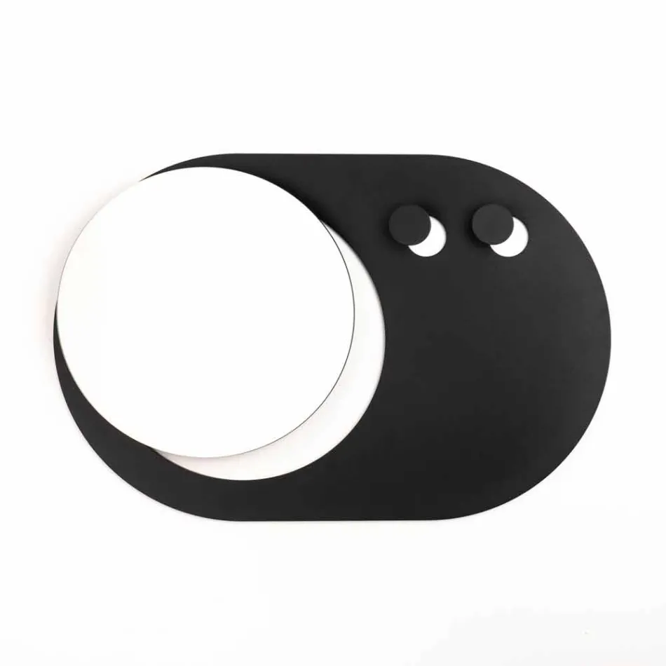 Mbështjellëse Moderne e Veshjeve të Murit në Çelik me Pasqyrë Prodhuar në Itali - Pilippo Viadurini