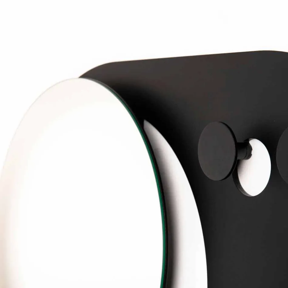 Mbështjellëse Moderne e Veshjeve të Murit në Çelik me Pasqyrë Prodhuar në Itali - Pilippo Viadurini