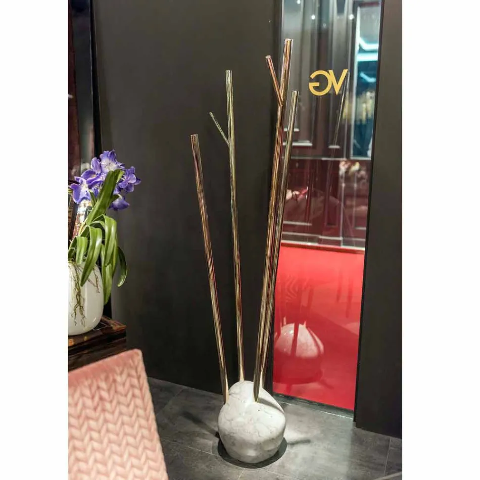 Varëse rrobash me bazën e mermerit të projektimit Zak Viadurini