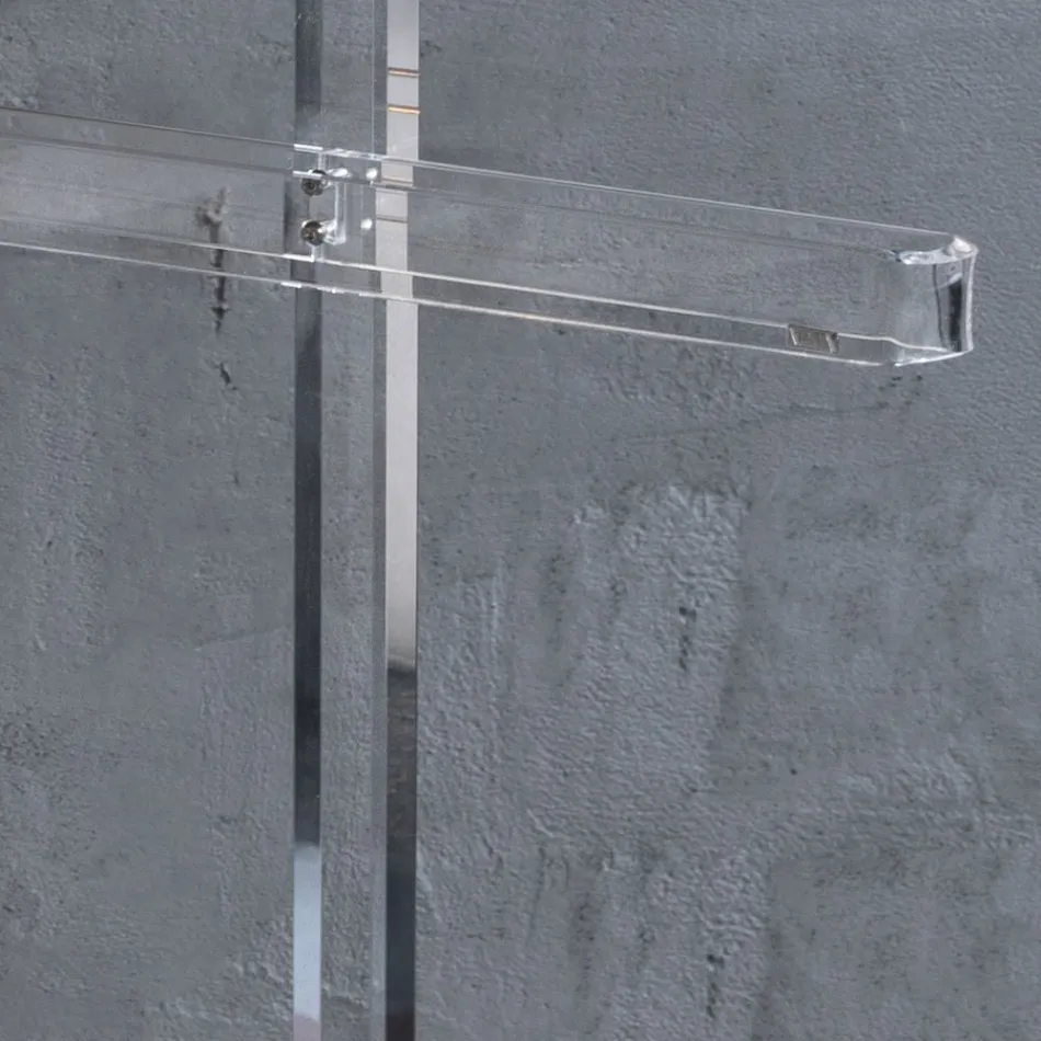 Raft dyshemeje kristal akrilike transparente thelbësore - Ginergo Viadurini