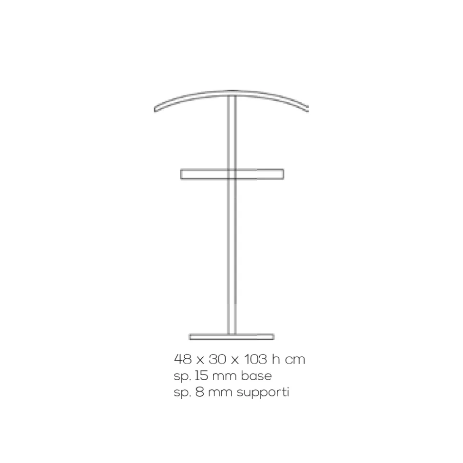 Raft dyshemeje kristal akrilike transparente thelbësore - Ginergo Viadurini
