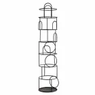 Stendë për Veshje Dizajni në Çelik me Ngjyrë Prodhuar në Itali - Vituzzo Viadurini