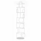 Stendë për Veshje Dizajni në Çelik me Ngjyrë Prodhuar në Itali - Vituzzo Viadurini