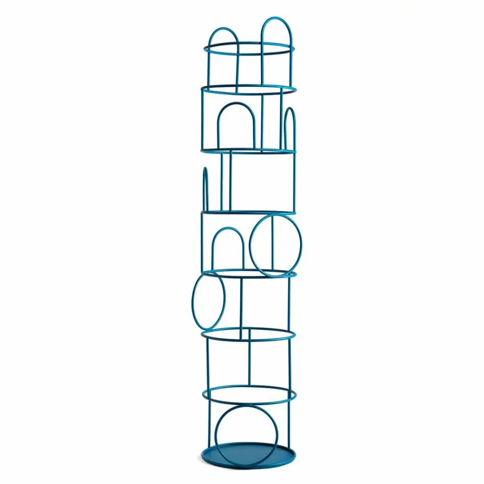 Stendë për Veshje Dizajni në Çelik me Ngjyrë Prodhuar në Itali - Vituzzo Viadurini