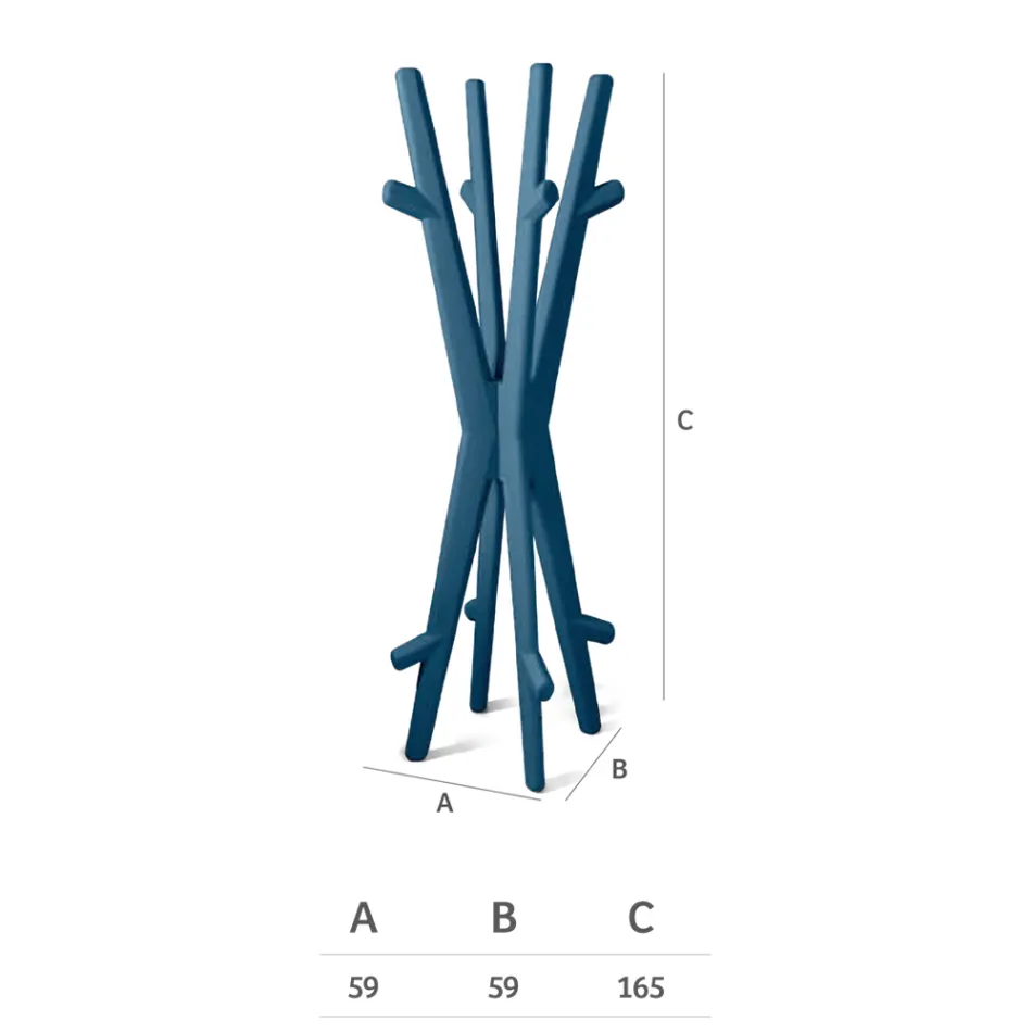 Stenda me pallto polietileni me ngjyra Prodhuar në Itali - Betty Viadurini