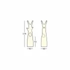 Mbështetëse shkëlqyese për pallto në polietileni me dritë LED prodhuar në Itali - Oldia Viadurini