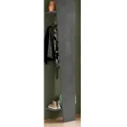 Stand pallto me dizajn të zhdrejtë me dru të bardhë me shkëlqim ose rrasa - Joris Viadurini