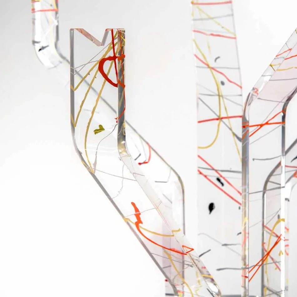 Raft modern pallto shumëngjyrësh, i bërë në Itali, Andrea Viadurini