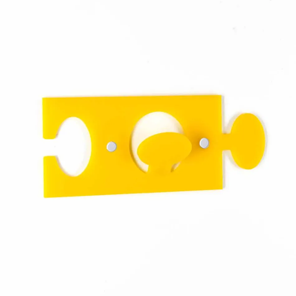 Varëse muri në dizajn të vetëm prej plexiglasi me ngjyra 4 copë - Fratack Viadurini