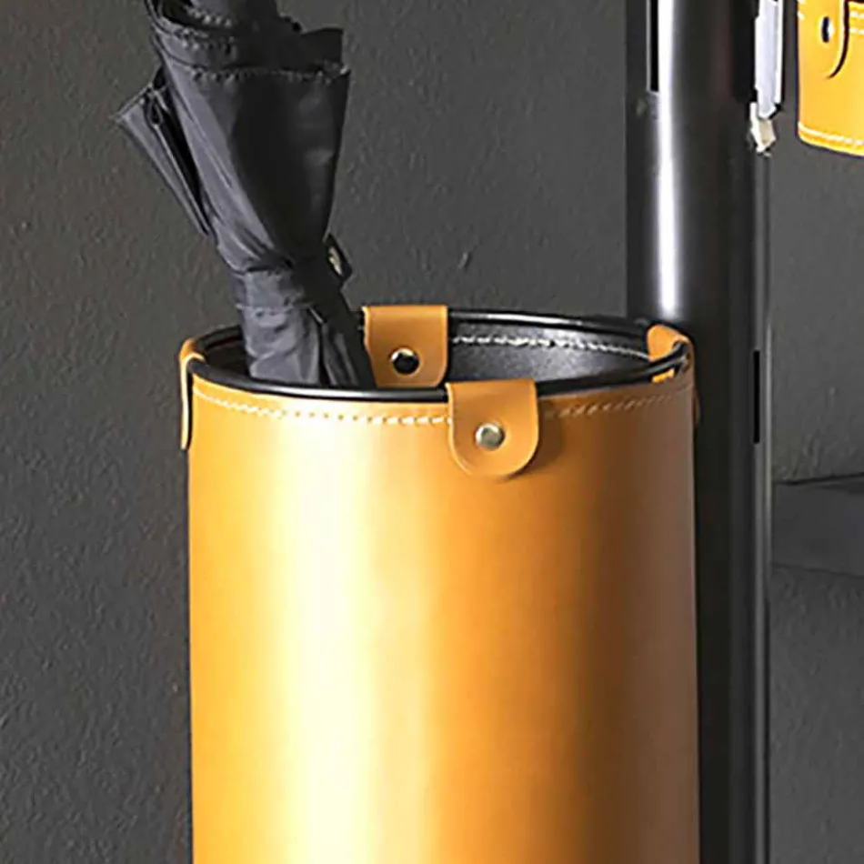 Veshja prej lëkure e dizajnit modern në lëkurë të bërë në Itali - Adelfo Viadurini