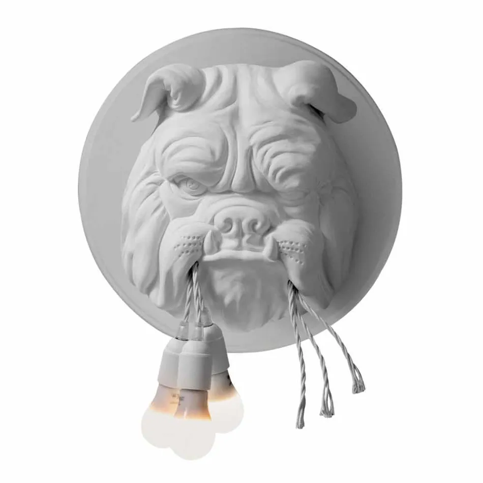 Sconce muri me 3 drita në dizajnin modern qeramik gri ose të bardhë - Dogbull Viadurini