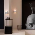 Sconce në Mur me 3 Dritat e Led në Qeramikë të Bardhë Matt me Umarell - Ometto Viadurini