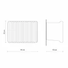 Sconce në Mur me 3 Dritat e Led në Qeramikë të Bardhë Matt me Umarell - Ometto Viadurini