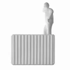 Sconce në Mur me 3 Dritat e Led në Qeramikë të Bardhë Matt me Umarell - Ometto Viadurini