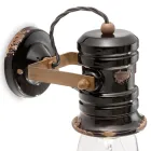 Ndriçues me aplikim muri me përfundime të ndryshme qeramike, xhami dhe metali Joy Ferroluce Viadurini