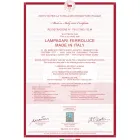 Ndriçues me aplikim muri me përfundime të ndryshme qeramike, xhami dhe metali Joy Ferroluce Viadurini