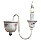 Shkallë muri artizanale në qeramikë dhe tunxh të lyer me dorë - Sanremo Viadurini