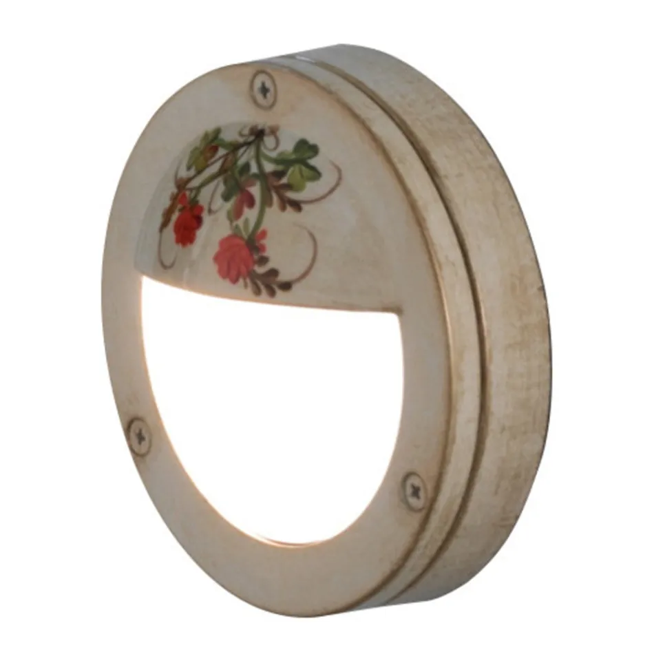 Drita muri e rrumbullakët e lyer me dorë - Brindisi Viadurini