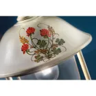 Drita e murit e kopshtit prej alumini me lule të pikturuara me dorë - Bari Viadurini