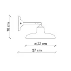 Shkalla e murit në dizajn të cilësisë së mirë industriale prej qeramike dhe hekuri të zezë - Bew Viadurini