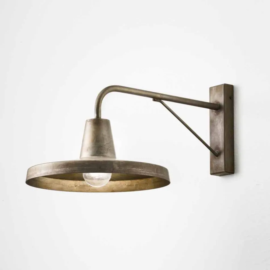 Sconce e murit në hekur antik të stilit industrial Sally Il Fanale Viadurini