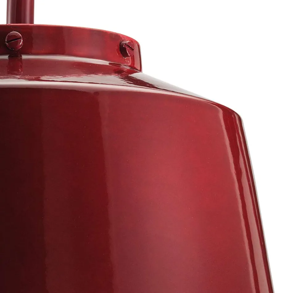 Tavolinë muri Metal dhe Qeramikë e punuar me dorë me hapje të dyfishtë - 50S Viadurini