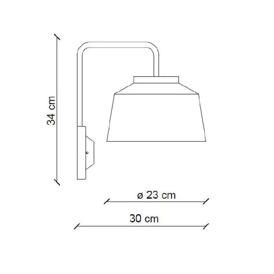 Tavolinë muri Metal dhe Qeramikë e punuar me dorë me hapje të dyfishtë - 50S Viadurini