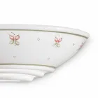 Tavolinë Muri Half Moon në Qeramikë të Pikturuar me Dorë Floral - Trieste Viadurini