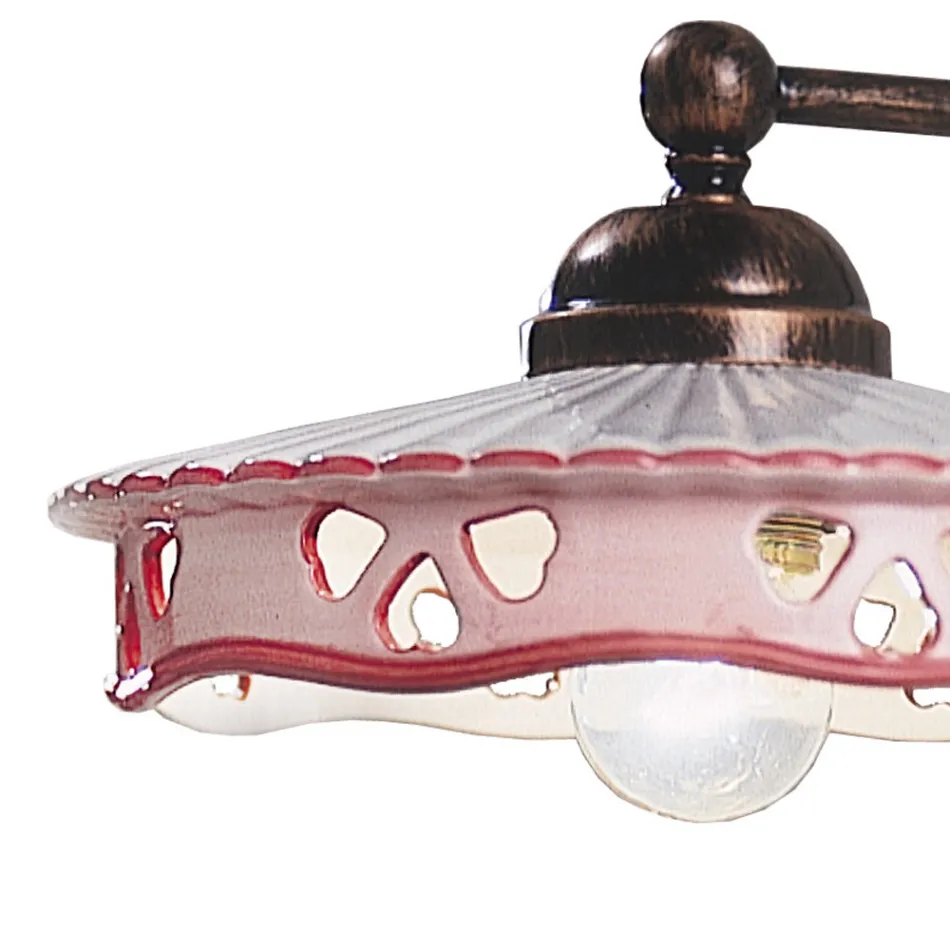 Dritë muri prej qeramike Vintage e punuar me dorë - Alessandria Viadurini