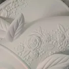 Sconce Wall në Dizajn Qeramike të Bardhë Matt me Peshq të Dekoruar - Peshk Viadurini