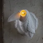 Llambë muri në dizajn modern modern qeramik të bardhë Matt - Tucano Viadurini