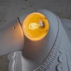 Llambë muri në dizajn modern modern qeramik të bardhë Matt - Tucano Viadurini