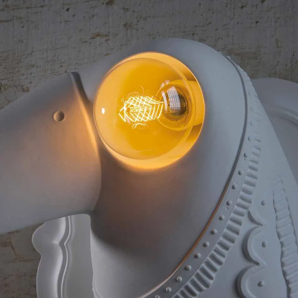 Llambë muri në dizajn modern modern qeramik të bardhë Matt - Tucano Viadurini