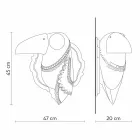 Llambë muri në dizajn modern modern qeramik të bardhë Matt - Tucano Viadurini