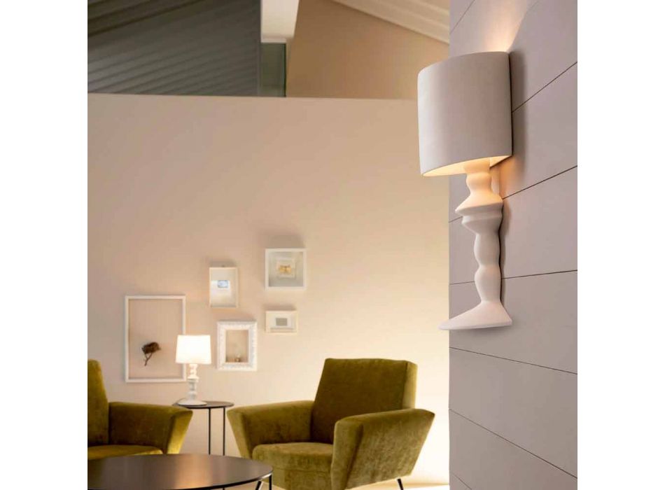Llambë muri në qeramike të lyer me llambadar me dizajn modern - Kadabra Viadurini