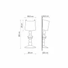 Llambë muri në qeramike të lyer me llambadar me dizajn modern - Kadabra Viadurini