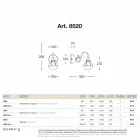 Uji i papërshkueshëm nga uji bronzi antik dhe xhami i çelur Viadurini