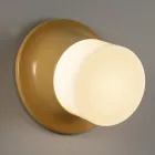 Llambë muri në natyrë në Majolica dhe xhami të fryrë të prodhuar në Itali - Toscot Swinger Viadurini