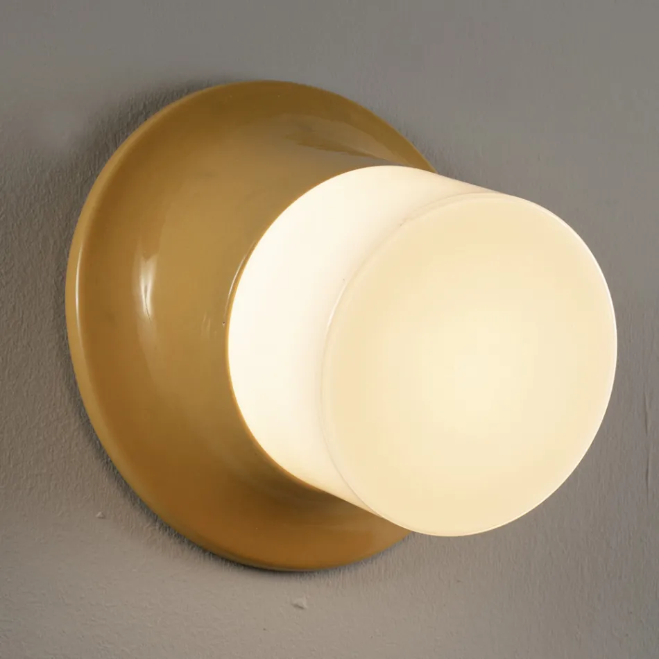 Llambë muri në natyrë në Majolica dhe xhami të fryrë të prodhuar në Itali - Toscot Swinger Viadurini