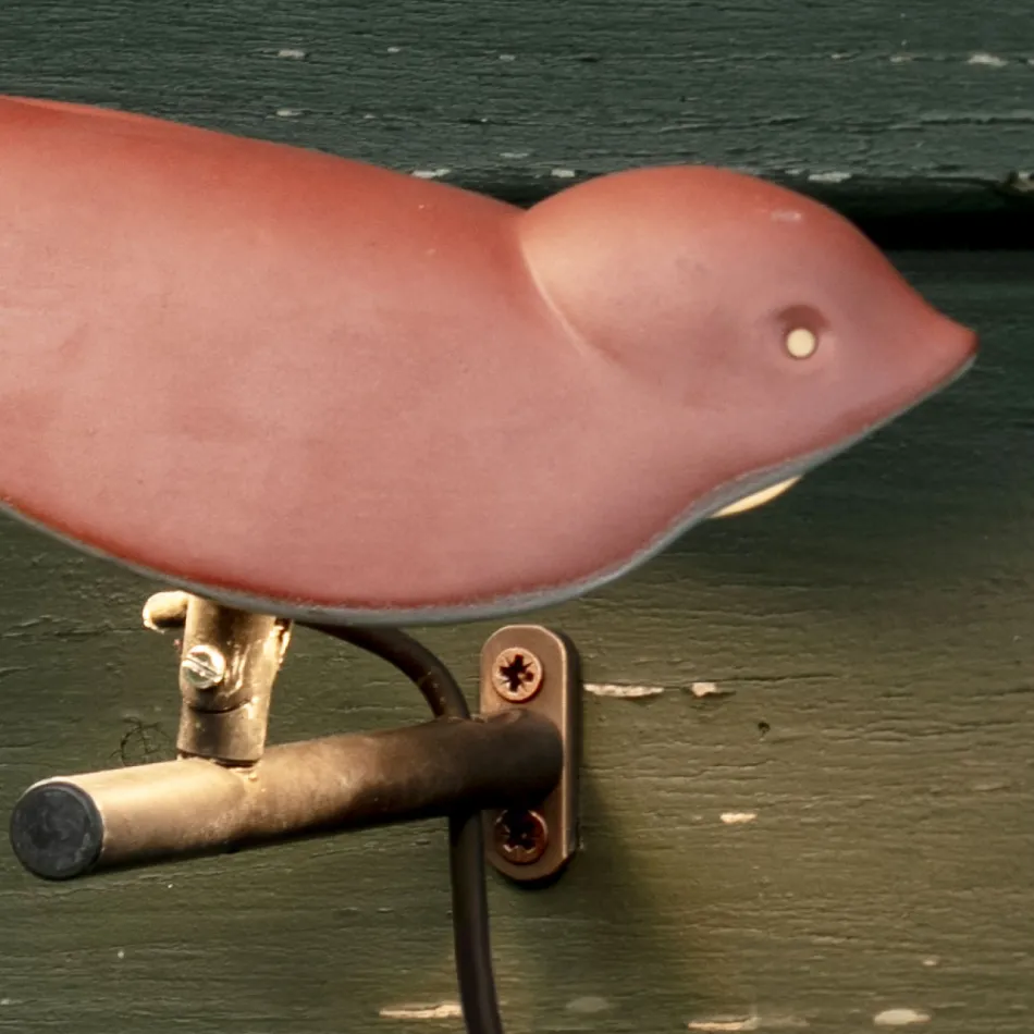 Llambë muri për natyrë në Majolica toskane të smaltuar Prodhuar në Itali - Uccellino Viadurini