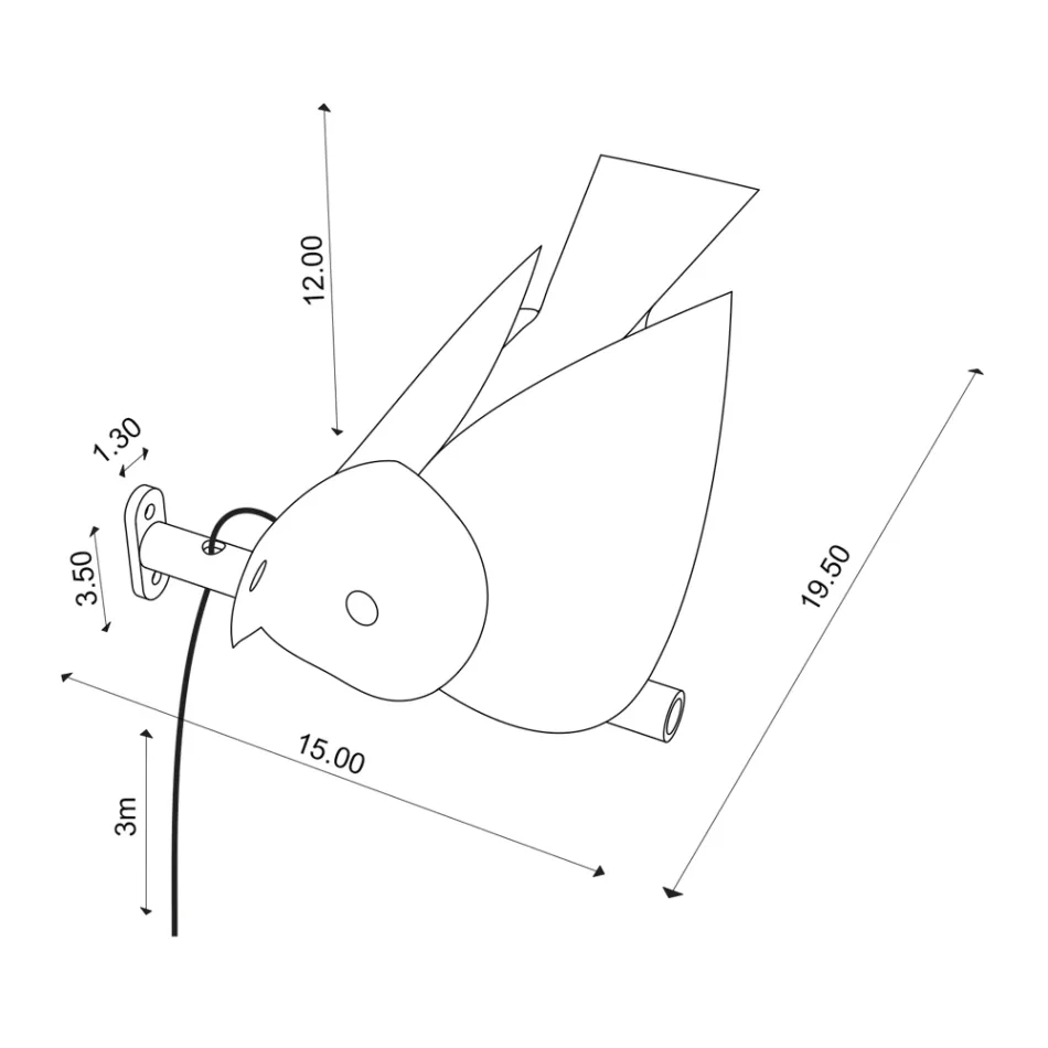 Llambë muri për natyrë në Majolica toskane të smaltuar Prodhuar në Itali - Uccellino Viadurini