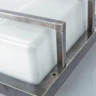 Llambë Muri për Jashtë prej Tunxhi, E27, dhe Stil Gjeometrik e Prodhuar në Itali - Kristal Viadurini