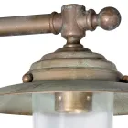 Llambë muri e jashtme Elfico prej bronzi, xhami transparent dhe me vlerësim IP44 Viadurini