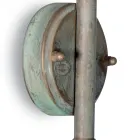 Llambë muri e jashtme Elfico prej bronzi, xhami transparent dhe me vlerësim IP44 Viadurini