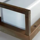 Llambë Muri e Jashtme prej Tunxhi Vintage, E27 dhe Llambë Elegante - Kristal Viadurini