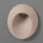 Llambë muri ovale në natyrë, në terrakota me ngjyrë Oval - Toscot Viadurini