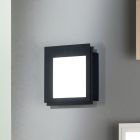 Llambë Muri LED në Metal me Difuzor Akrilik - Giovanni Viadurini