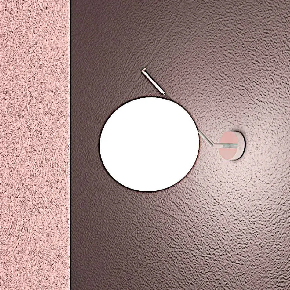 Drita e murit prej xhami veneciane me fryrje me dorë - borë Viadurini