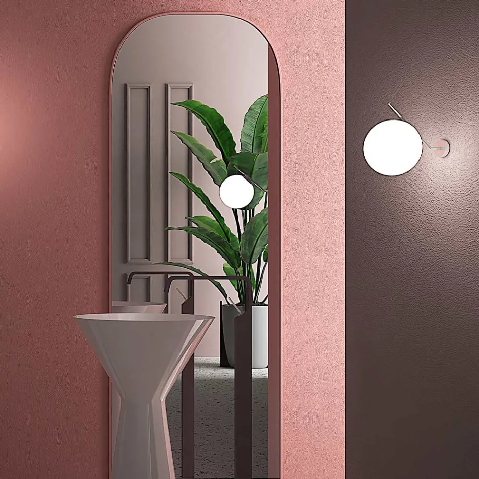 Drita e murit prej xhami veneciane me fryrje me dorë - borë Viadurini